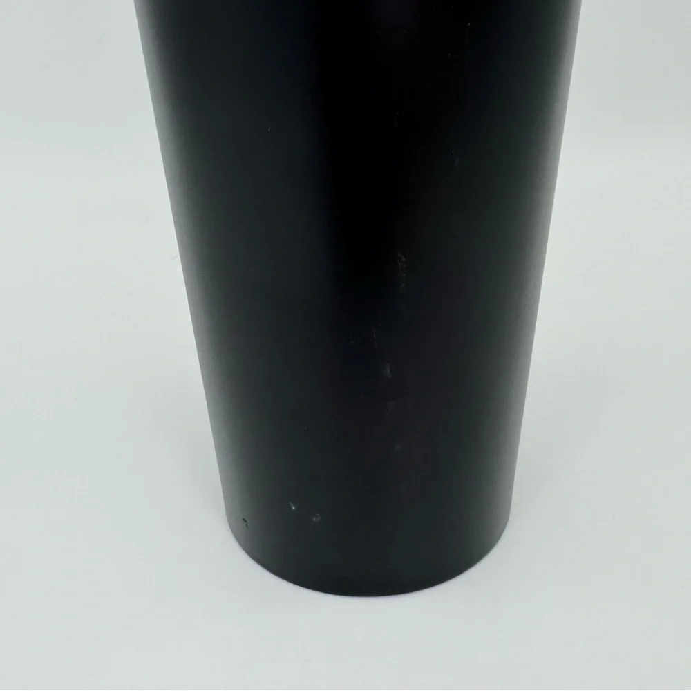 Starbucks Matte Black Tumbler Cup Venti Double Walled Stainless Cold Cup 20 oz